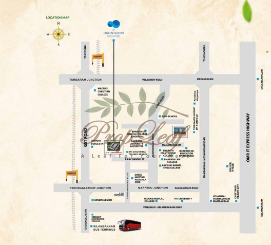 Asset Tree Homes Anantherra Villa Location Map